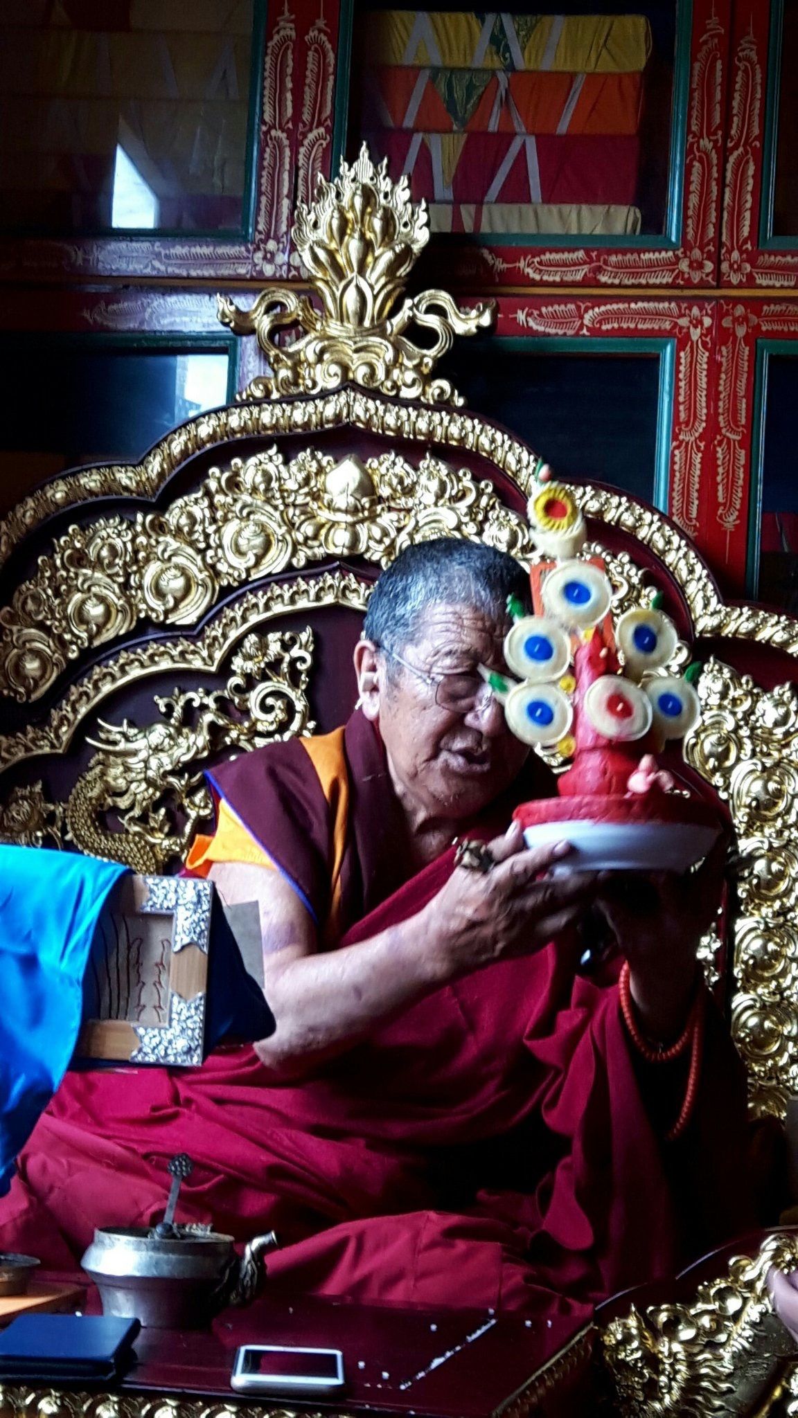 Monk in Deep Prayer